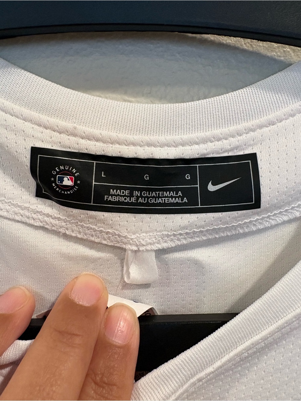 Nike Men's White Los Angeles Dodgers 2024 Gold Collection Baseball Jersey Sz L - Picture 12 of 12